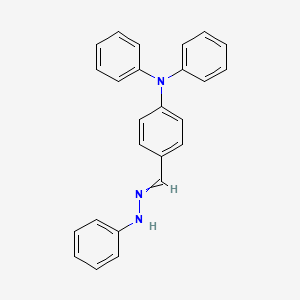 molecular formula C25H21N3 B8314001 4-(Diphenylamino) benzaldehyde phenylhydrazone 