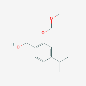 molecular formula C12H18O3 B8314009 4-Isopropyl-2-(methoxymethoxy)benzyl Alcohol 