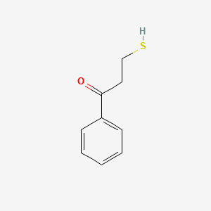 molecular formula C9H10OS B8314021 3-Mercaptopropiophenone 