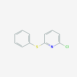 molecular formula C11H8ClNS B8314104 2-Chloro-6-(phenylthio) pyridine 