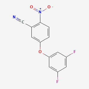 5-(3,5-Difluoro-phenoxy)-2-nitro-benzonitrile