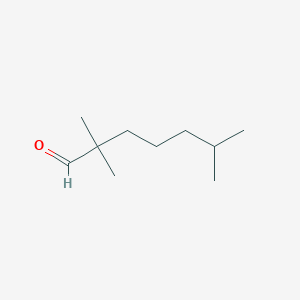 molecular formula C10H20O B8314221 2,2,6-Trimethyl-heptanal 
