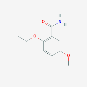 molecular formula C10H13NO3 B8314243 2-Ethoxy-5-methoxybenzamide 