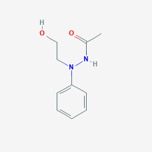 Acetyl-2-(2-hydroxyethyl)-2-phenylhydrazine