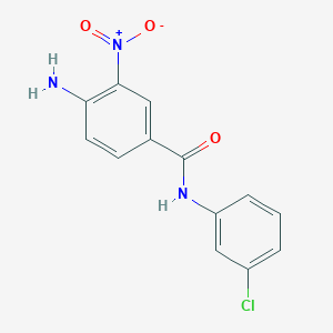 4-amino-N-(3-chloro-phenyl)-3-nitrobenzamide