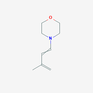 molecular formula C9H15NO B8314453 3-Methyl-1-morpholinobutadiene CAS No. 32363-15-8