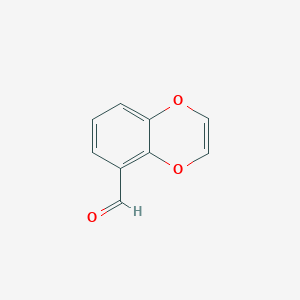 molecular formula C9H6O3 B8314489 5-Formyl-1,4-benzodioxin 