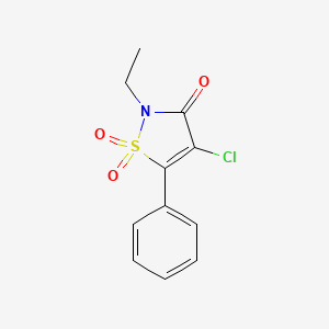 4-Chloro-2-ethyl-5-phenylisothiazol-3(2H)-one 1,1-dioxide
