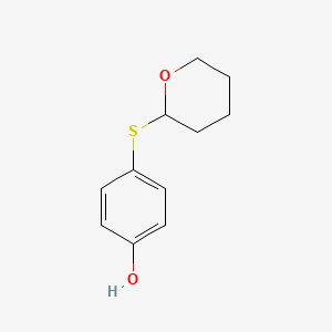 4-(Tetrahydro-pyran-2-ylsulfanyl)-phenol