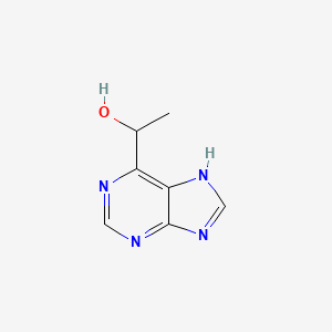 molecular formula C7H8N4O B8314560 1-(Purin-6-yl)ethanol 