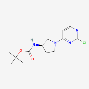 (R)-tert-butyl (1-(2-chloropyrimidin-4-yl)pyrrolidin-3-yl)carbamate