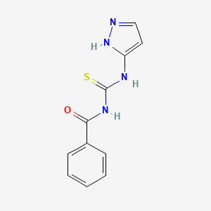 N-[(1H-pyrazol-3-ylamino)carbonothioyl]benzamide