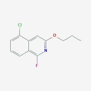 5-Chloro-1-fluoro-3-propoxyisoquinoline