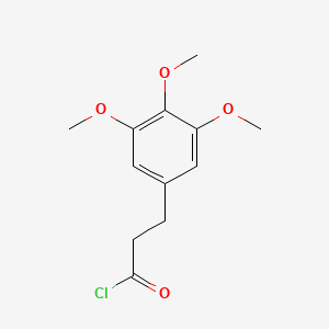 molecular formula C12H15ClO4 B8314687 3-(3',4',5'-Trimethoxyphenyl)propionyl chloride 