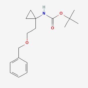 tert-Butyl (1-(2-(benzyloxy)ethyl)cyclopropyl)carbamate