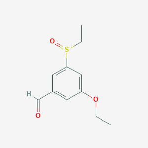 (+/-)-3-Ethanesulfinyl-5-ethoxy-benzaldehyde