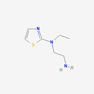 molecular formula C7H13N3S B8314987 N1-ethyl-N1-(thiazol-2-yl)ethane-1,2-diamine 