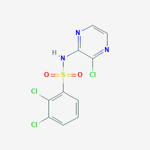 2,3-Dichloro-N-(3-chloro-2-pyrazinyl)benzenesulphonamide