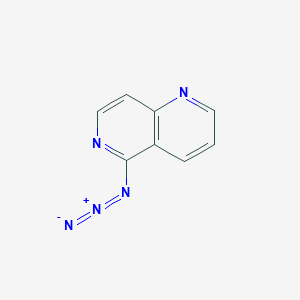molecular formula C8H5N5 B8315000 5-Azido-1,6-naphthyridine 