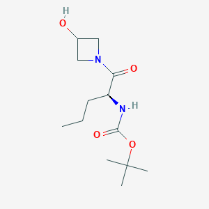 (S)-tert-butyl 1-(3-hydroxyazetidin-1-yl)-1-oxopentan-2-ylcarbamate
