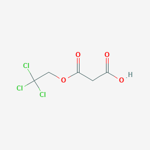 molecular formula C5H5Cl3O4 B8315022 2,2,2-Trichloroethyl hydrogen malonate 