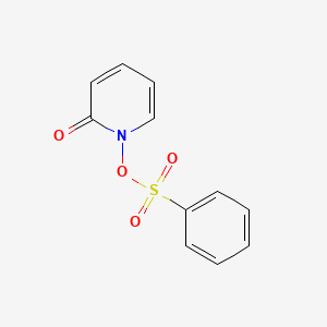 molecular formula C11H9NO4S B8315029 2-oxopyridin-1(2H)-yl benzenesulfonate 