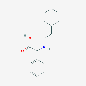 molecular formula C16H23NO2 B8315031 2-Cyclohexylethylaminophenylacetic acid 