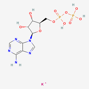 molecular formula C10H15KN5O10P2 B8315053 ADP monopotassium 