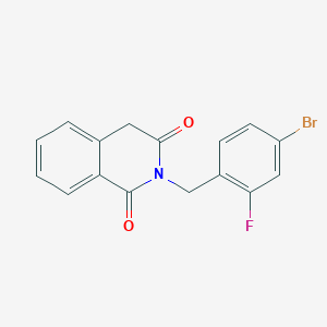 2-[(4-bromo-2-fluorophenyl)methyl]-1,3(2H, 3H)-isoquinolinedione