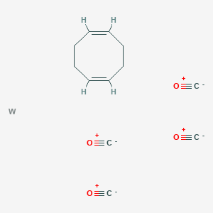 molecular formula C12H12O4W B083151 四羰基(1,5-环辛二烯)钨(0) CAS No. 12129-70-3