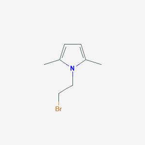 molecular formula C8H12BrN B8315370 1-(2-Bromoethyl)-2,5-dimethyl-1H-pyrrole 