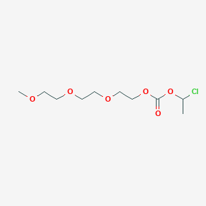 molecular formula C10H19ClO6 B8315382 1-Chloroethyl 2-(2-(2-methoxyethoxy)ethoxy)ethyl carbonate 