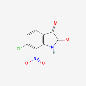 6-chloro-7-nitro-1H-indole-2,3-dione