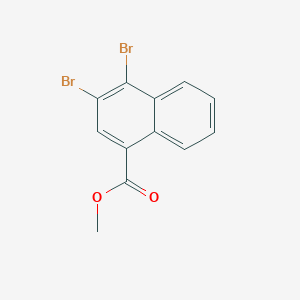 molecular formula C12H8Br2O2 B8315424 Methyl 3,4-dibromo-1-naphthoate 