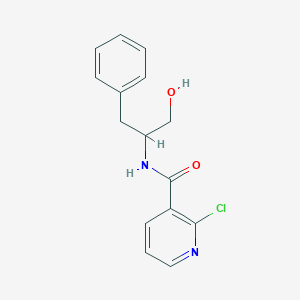 molecular formula C15H15ClN2O2 B8315457 2-Chloronicotinic acid n-(3-phenylpropan-1-ol-2-yl)amide 