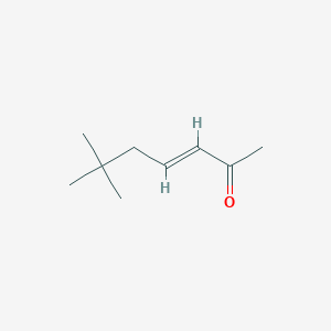 molecular formula C9H16O B8315511 6,6-Dimethyl-3-heptene-2-one 