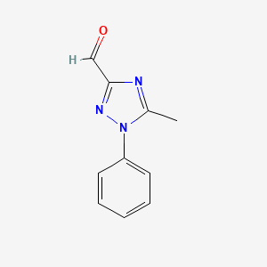 5-methyl-1-phenyl-1H-[1,2,4]triazole-3-carbaldehyde