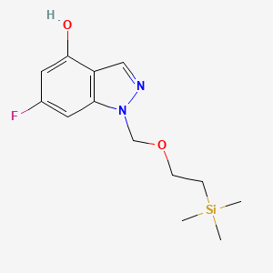 6-Fluoro-1-((2-(trimethylsilyl)ethoxy)methyl)-1h-indazol-4-ol