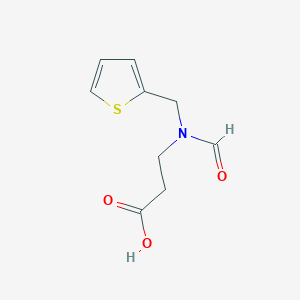 3-[(Thiophen-2-ylmethyl)(formyl)amino]propanoic acid