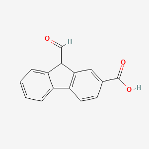 9-formyl-9H-fluorene-2-carboxylic acid