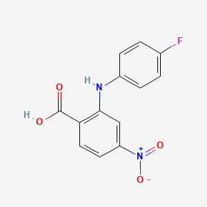 2-(4-Fluoroanilino)-4-nitrobenzoic acid