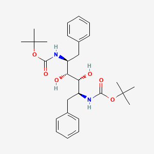 L-Iditol, 1,2,5,6-tetradeoxy-2,5-bis(((1,1-dimethylethoxy)carbonyl)amino)-1,6-diphenyl-