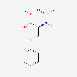 molecular formula C12H15NO3S B8315981 N-Acetyl-S-phenylcysteine methyl ester 