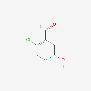 2-Chloro-5-hydroxycyclohex-1-enecarbaldehyde