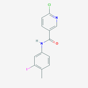 6-chloro-N-(3-iodo-4-methyl-phenyl)-nicotinamide