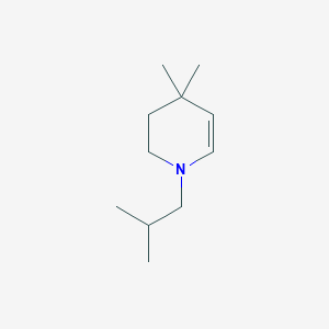 molecular formula C11H21N B8316129 1-Isobutyl-4,4-dimethyl-1,2,3,4-tetrahydropyridine 