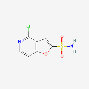 4-Chlorofuro[3,2-c]pyridine-2-sulfonamide