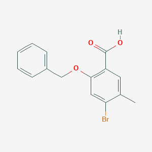 2-(Benzyloxy)-4-bromo-5-methylbenzoic Acid