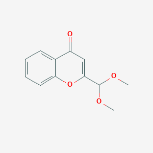 2-(Dimethoxymethyl)-4H-1-benzopyran-4-one