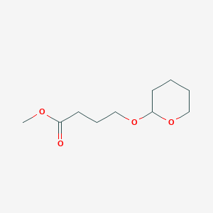 molecular formula C10H18O4 B8316313 Butanoic acid, 4-[(tetrahydro-2H-pyran-2-yl)oxy]-, methyl ester 